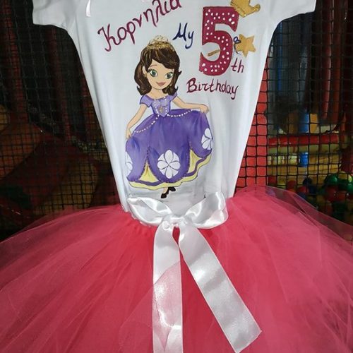 Set tutu tshirt princess sofia