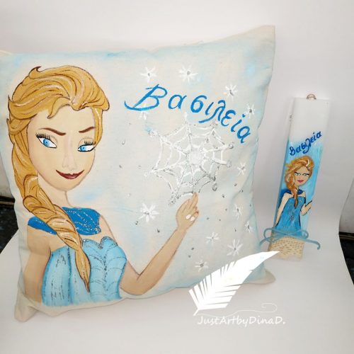 maxiari zografismeno elsa frozen